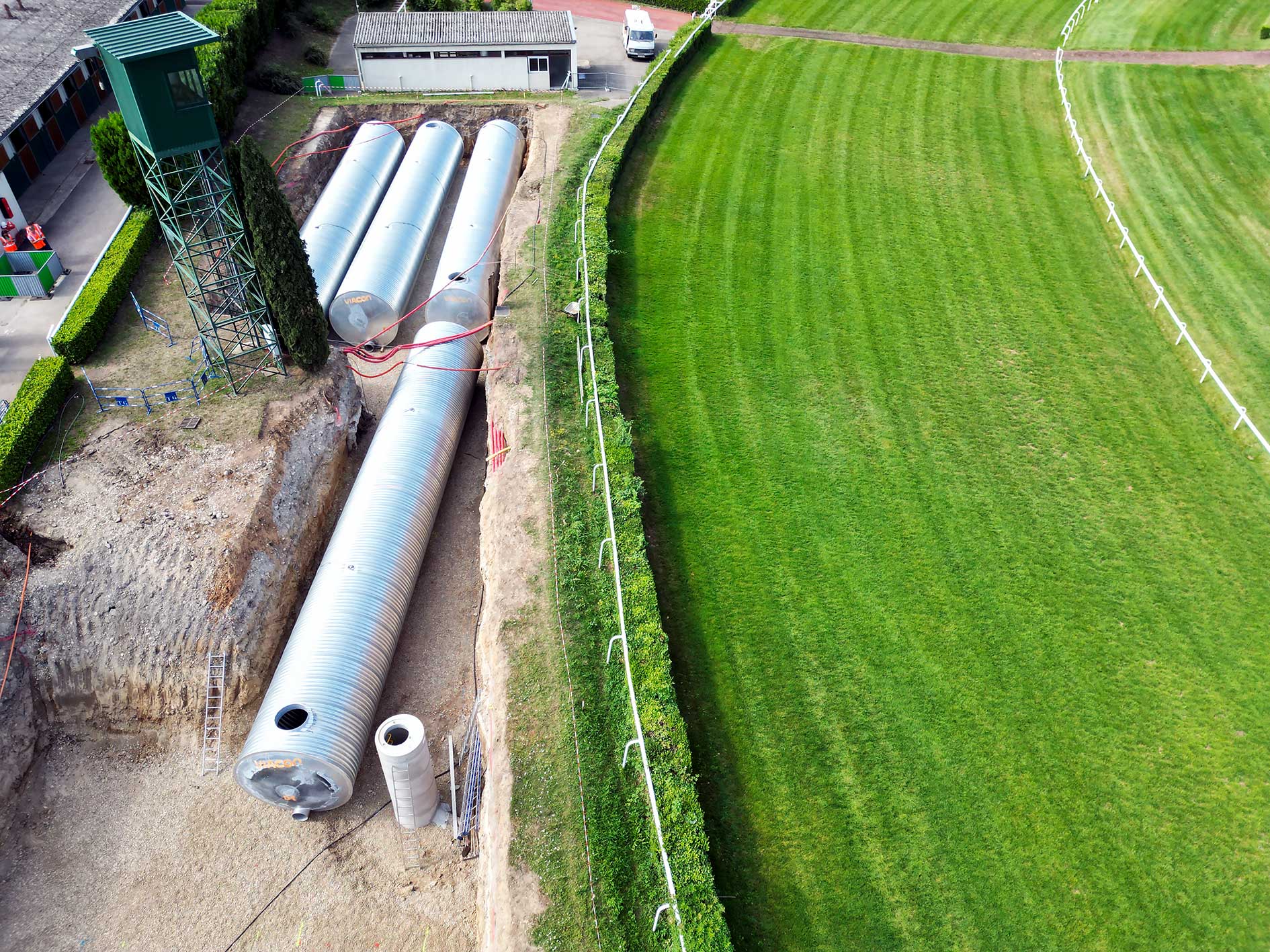 Water reuse and stormwater management – Hippodrome race course, Lyon, France
