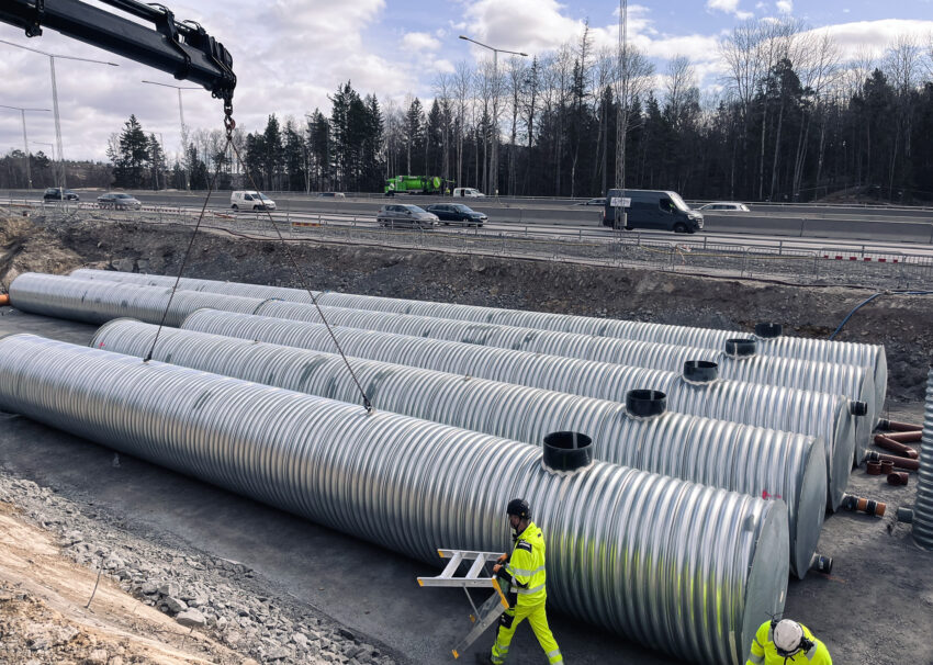StormWater tank protects tunnel entrance from flooding