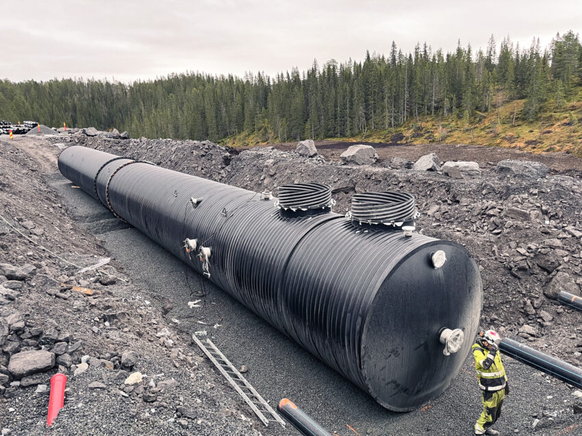 Firewater tank solution secures fire protection at airport in Norway