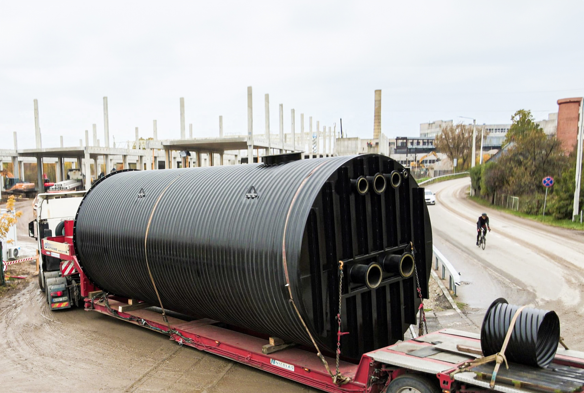 A more sustainable fire water tank solution in Kaunas, Lithuania