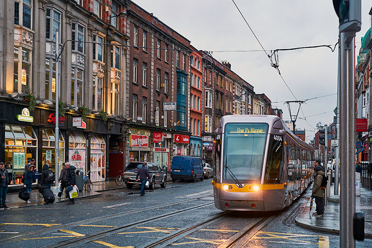 Luas light rail extension in Dublin protected from flooding