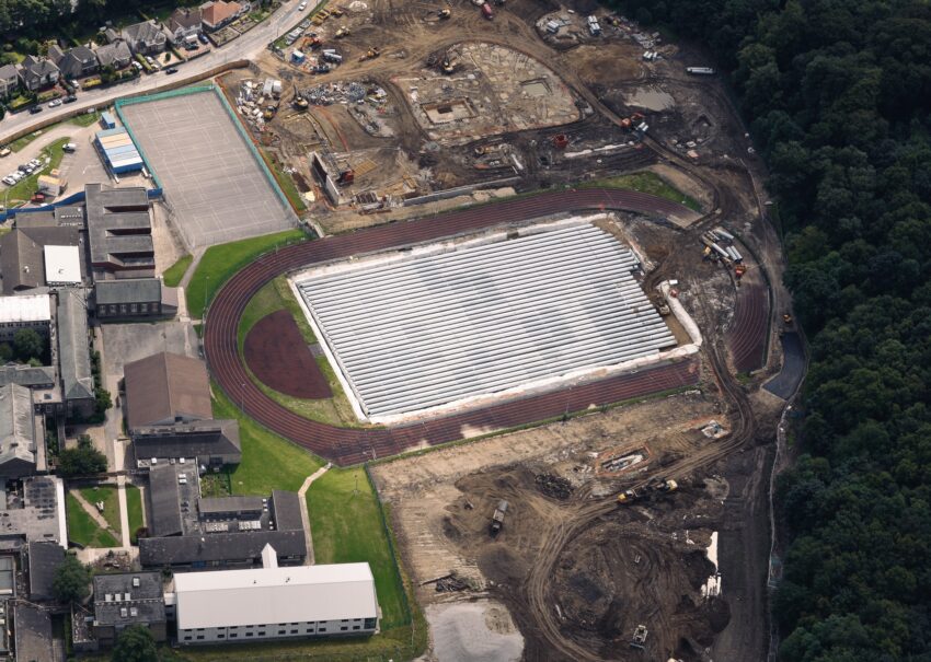 High-capacity stormwater attenuation for Greenhead & Beechcliffe Schools