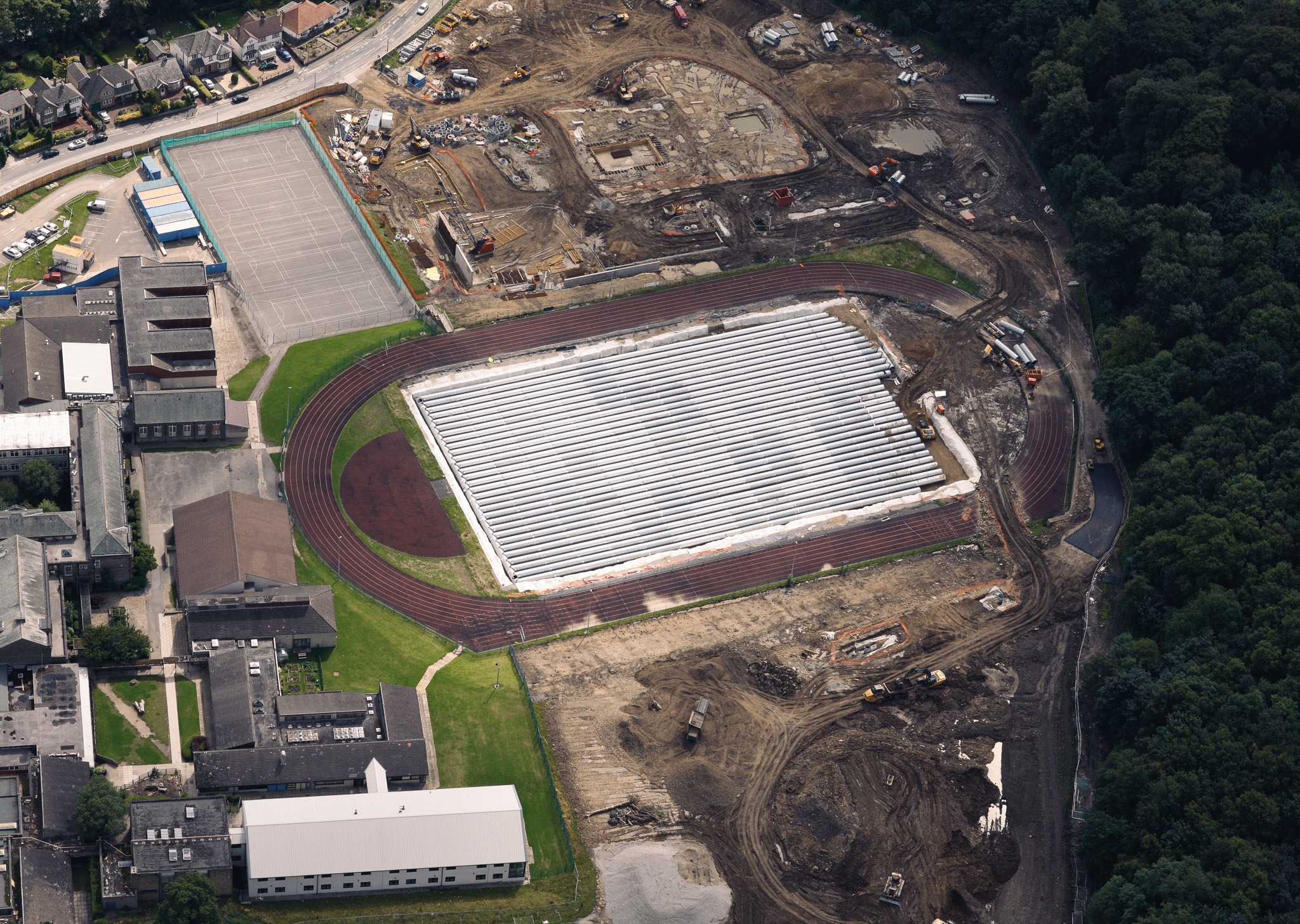 High-capacity stormwater attenuation for Greenhead & Beechcliffe Schools